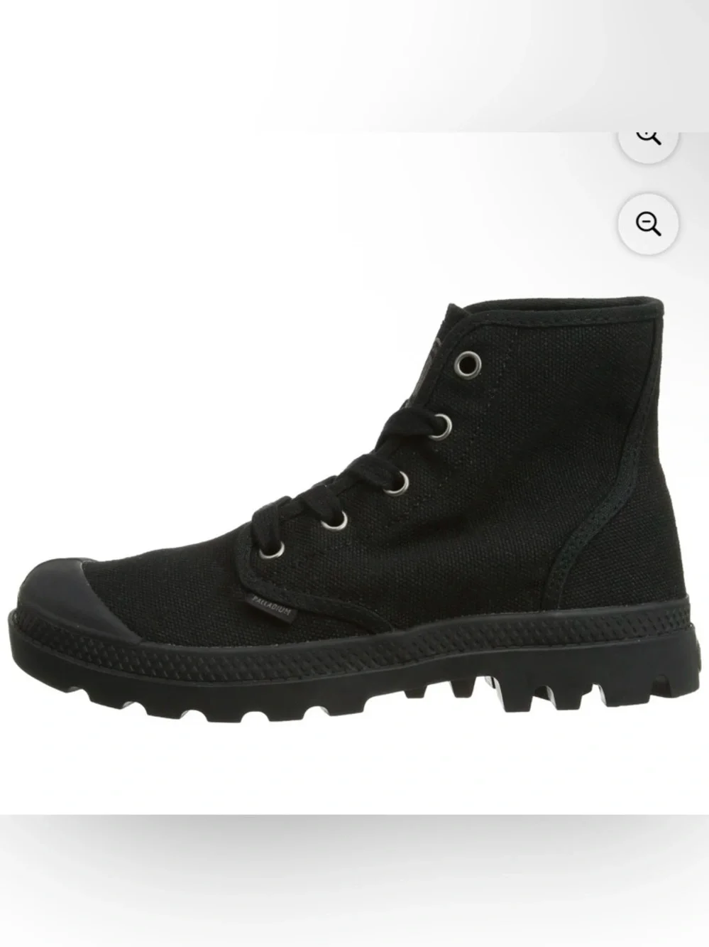 NEW PALLADIUM MENS CANVAS PAMPA HI BOOT BLACK SIZE 7.5 - Picture 3 of 15